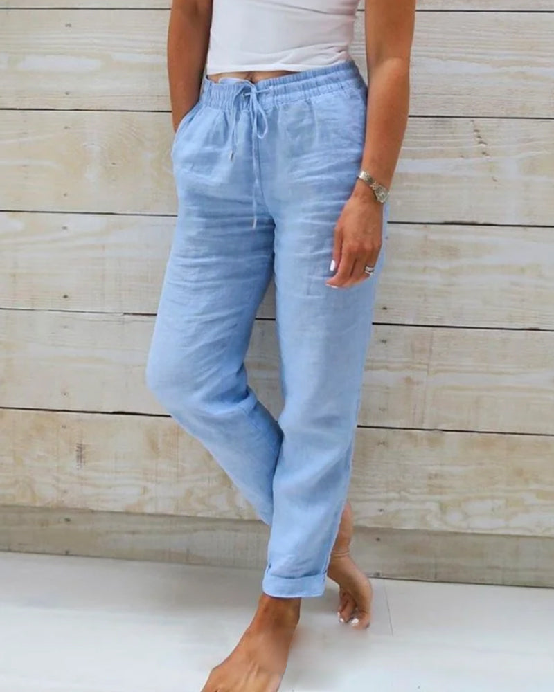 JUDITH - RELAXED DRAWSTRING TROUSERS