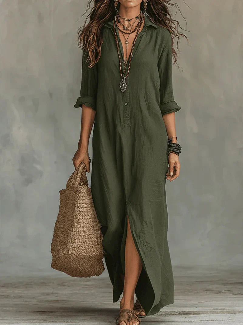 WILLOW | Effortless Maxi Dress with Flattering Silhouette Versatile for Everyday Wear