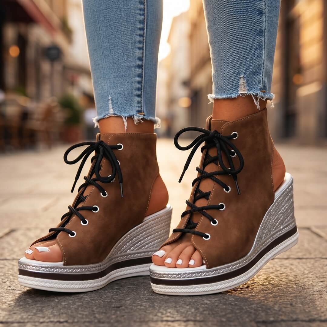 EMANUELA | WEDGE SANDALS