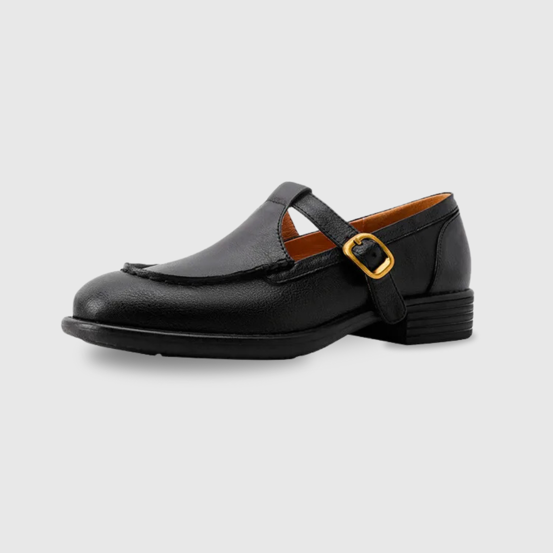 NANCY - RETRO LEATHER SHOES