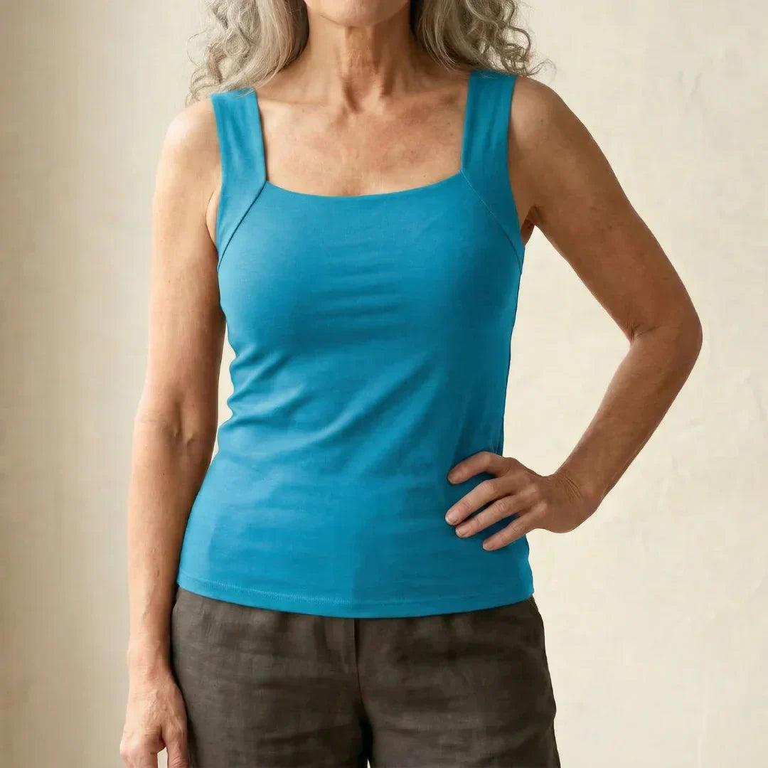 ROXANNE - BUILT-IN COMFORT BRA TANK TOP
