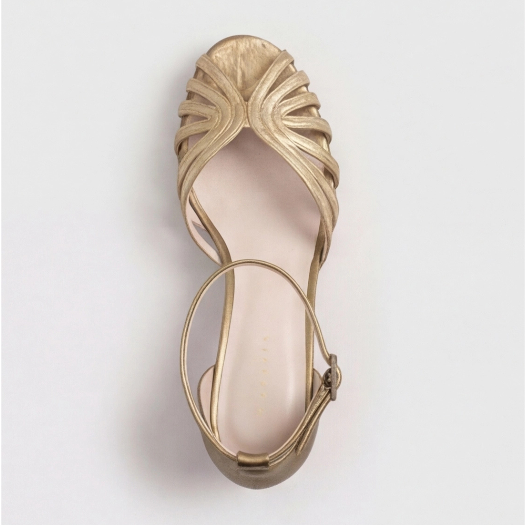 NOELYRAH - GOLD BLOCK HEEL