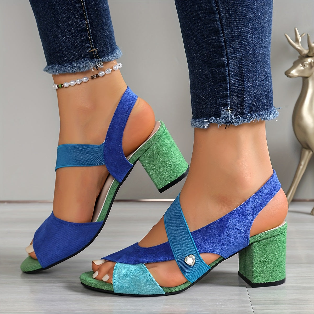 LINDA - ORTHOPAEDIC COMFORT BLOCK HEELS
