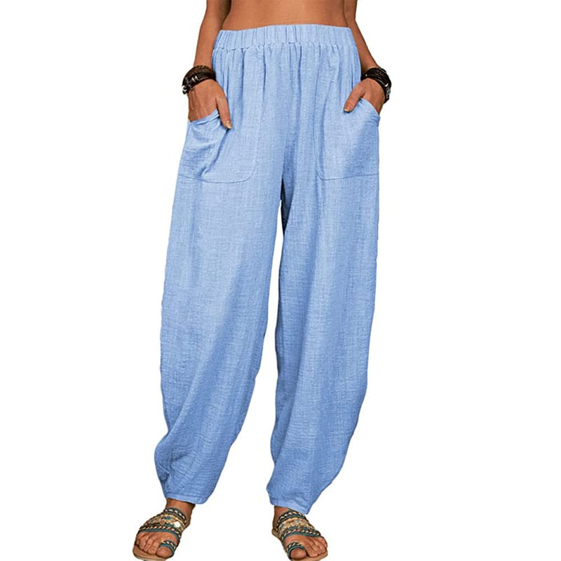 ELVIANE - CASUAL COTTON-LINEN HAREM PANTS
