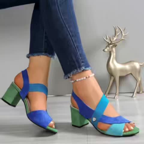 LINDA - ORTHOPAEDIC COMFORT BLOCK HEELS
