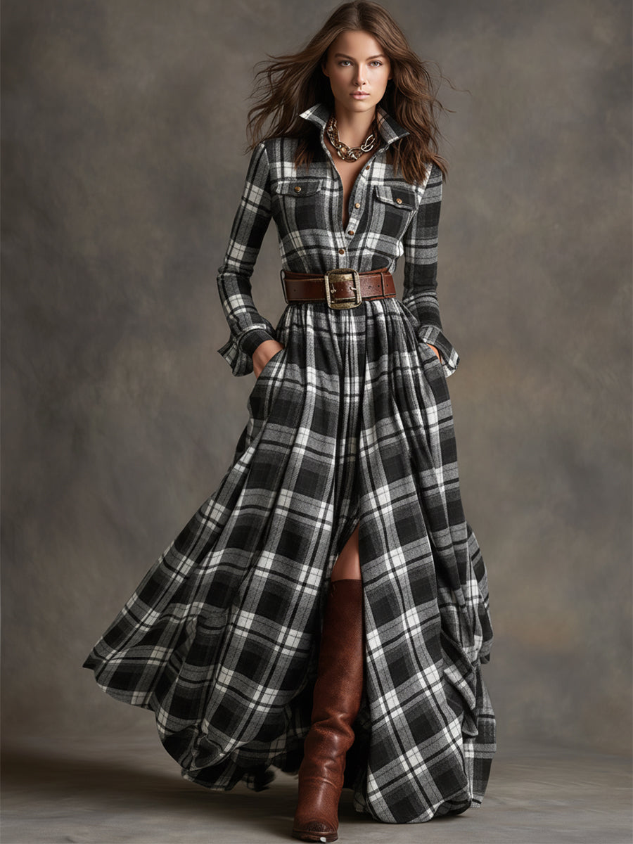 HARRIET - BELTED SHIRT DRESS