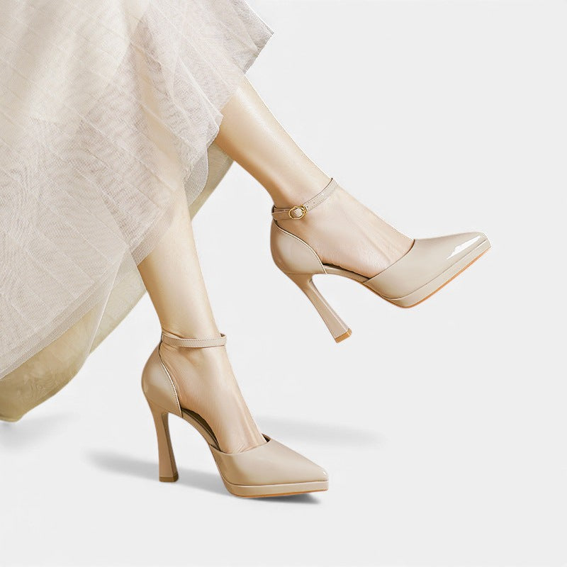 EVETTE - LEATHER HEELS
