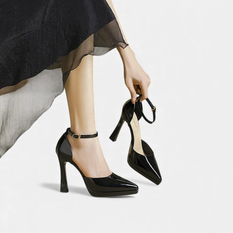 EVETTE - LEATHER HEELS