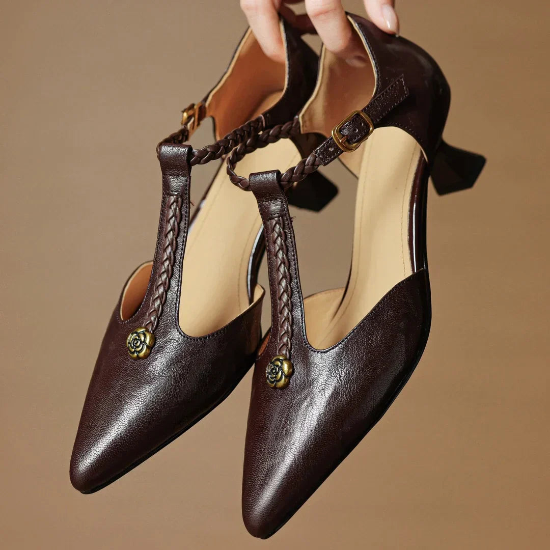 KATHY - ELEGANT LEATHER SANDALS