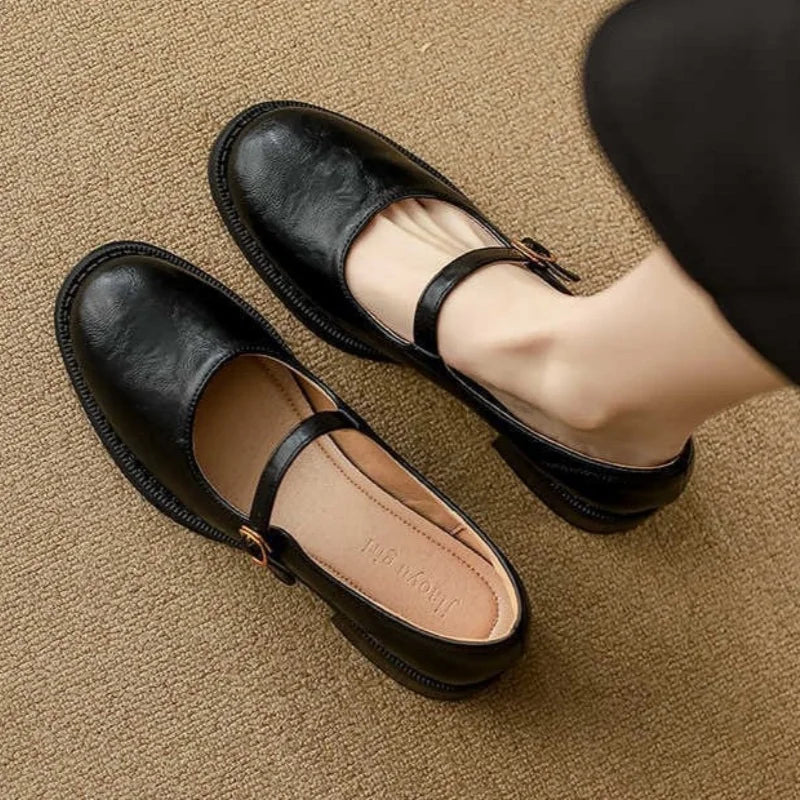 DORVANNA - COMFORT LEATHER MARY JANES