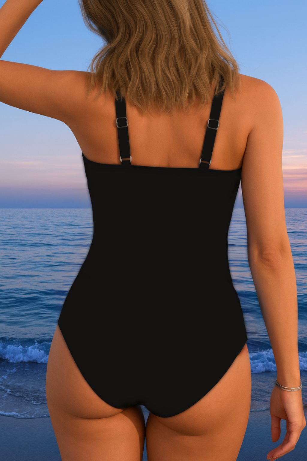 FLORENCE - LUXURIOUS WRAP SWIMSUIT WITH COLOURFUL PRINT
