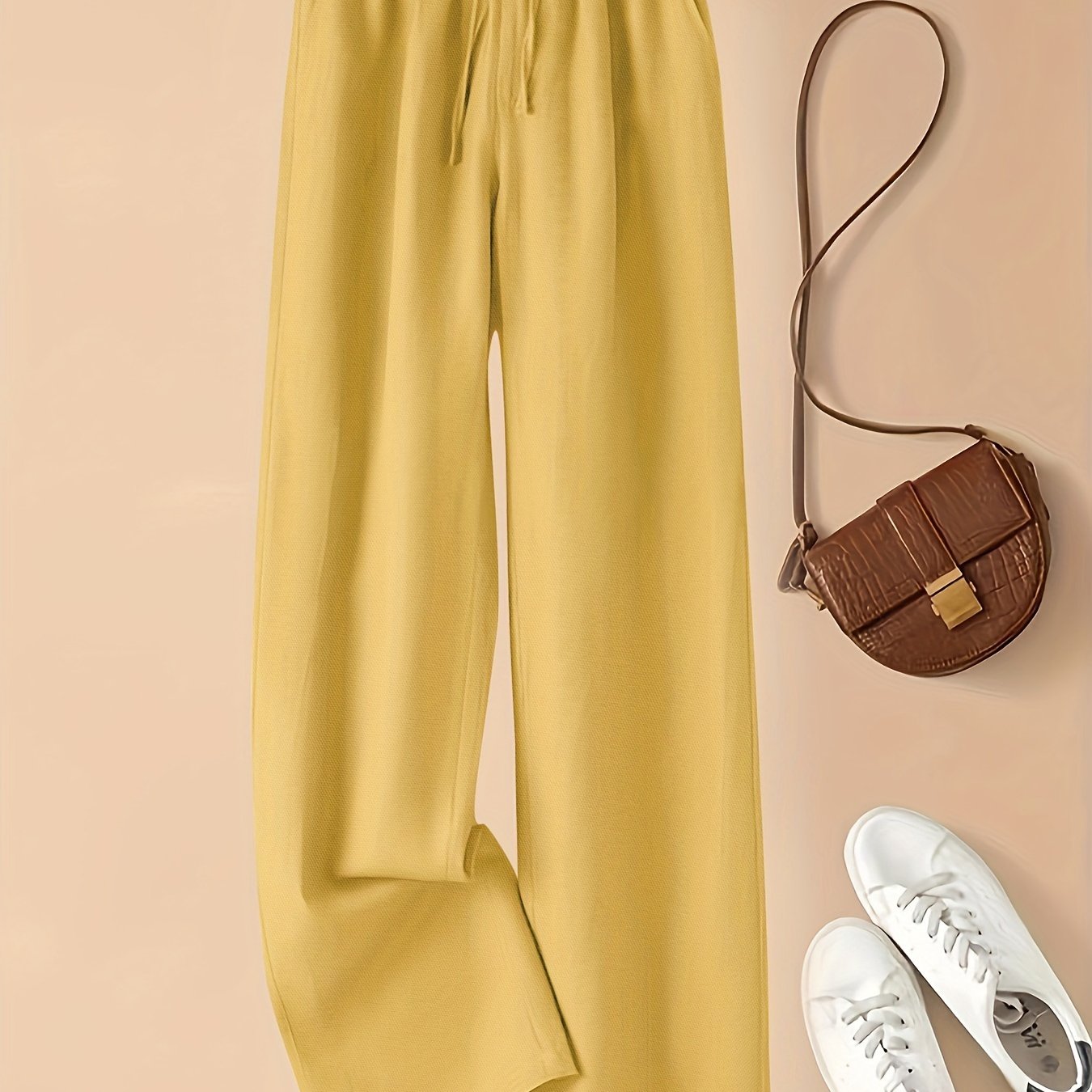 COLETTE - WIDE LEG DRAWSTRING TROUSERS