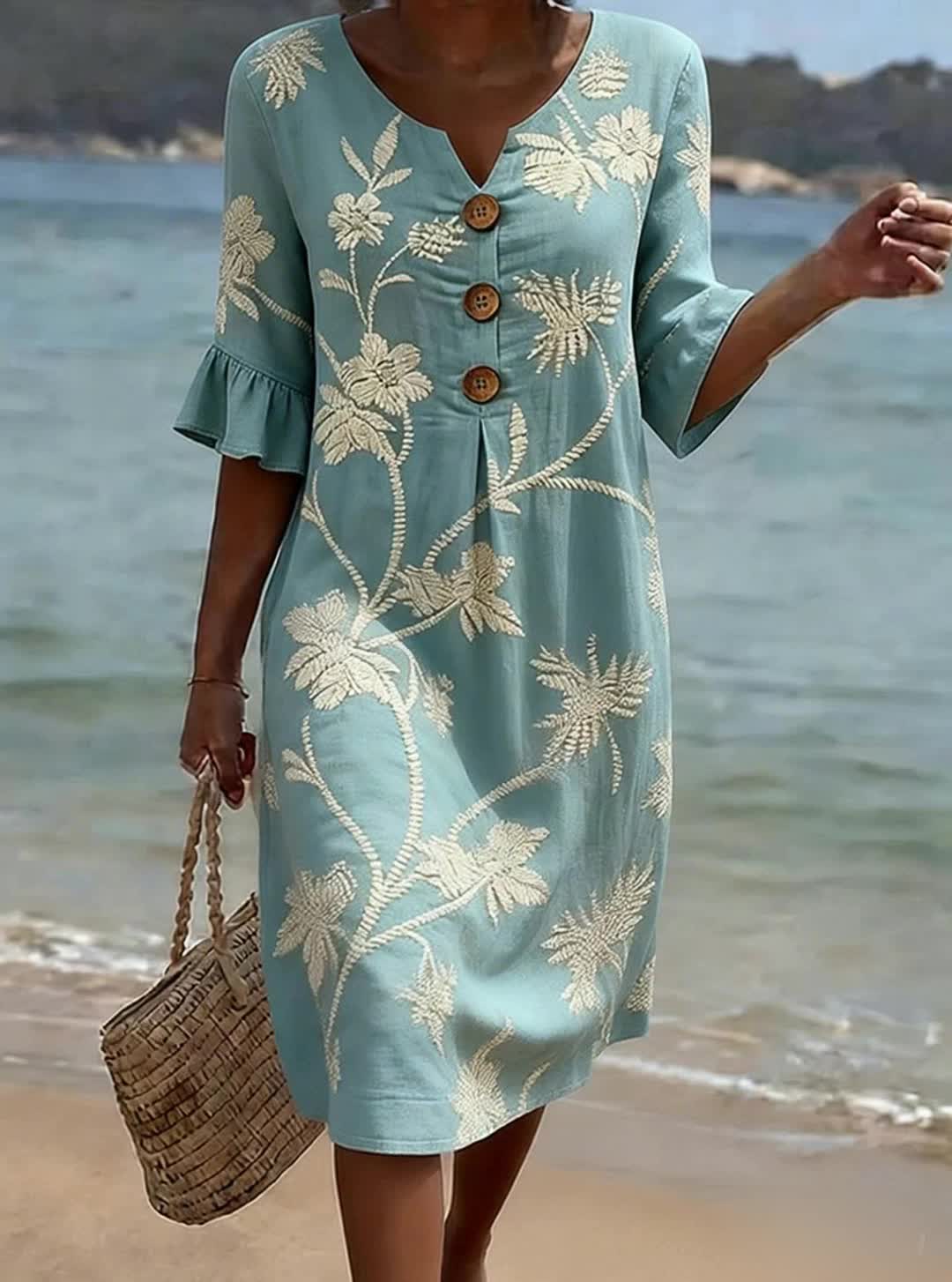 ELARA – FLORAL BREEZE SUMMER DRESS