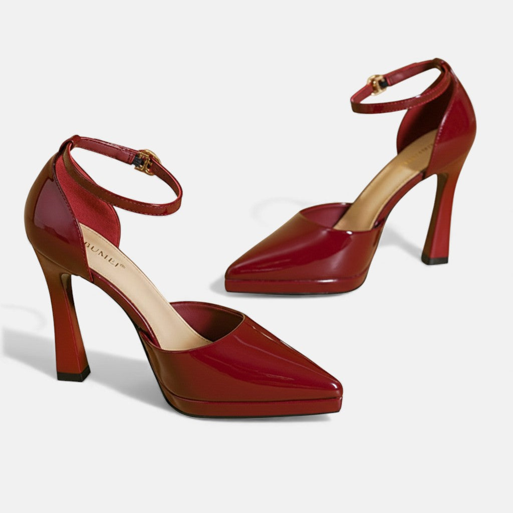 EVETTE - LEATHER HEELS