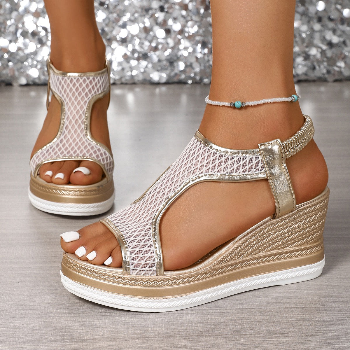CRISTINA – ORTHOPAEDIC WEDGE SANDALS