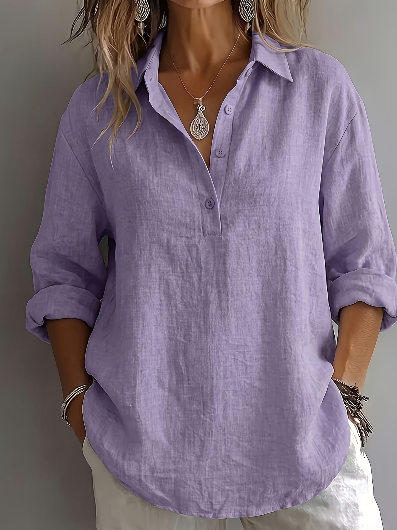 OLIVIA – CHIC LOOSE-FIT BLOUSE