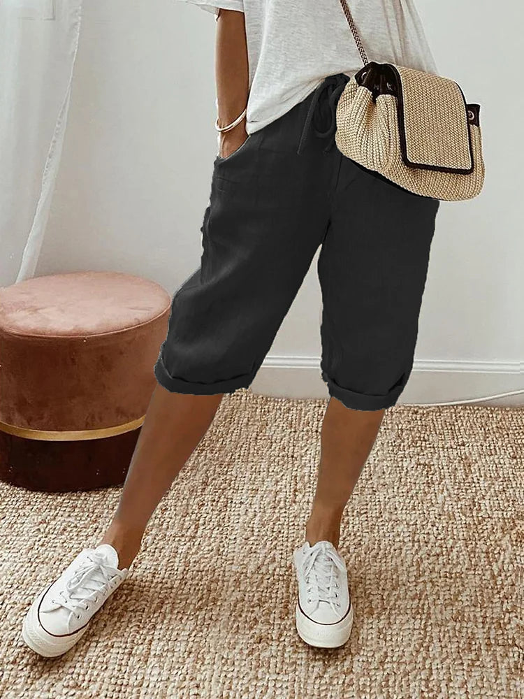 JAIRA - POCKETED COMFORT SHORTS