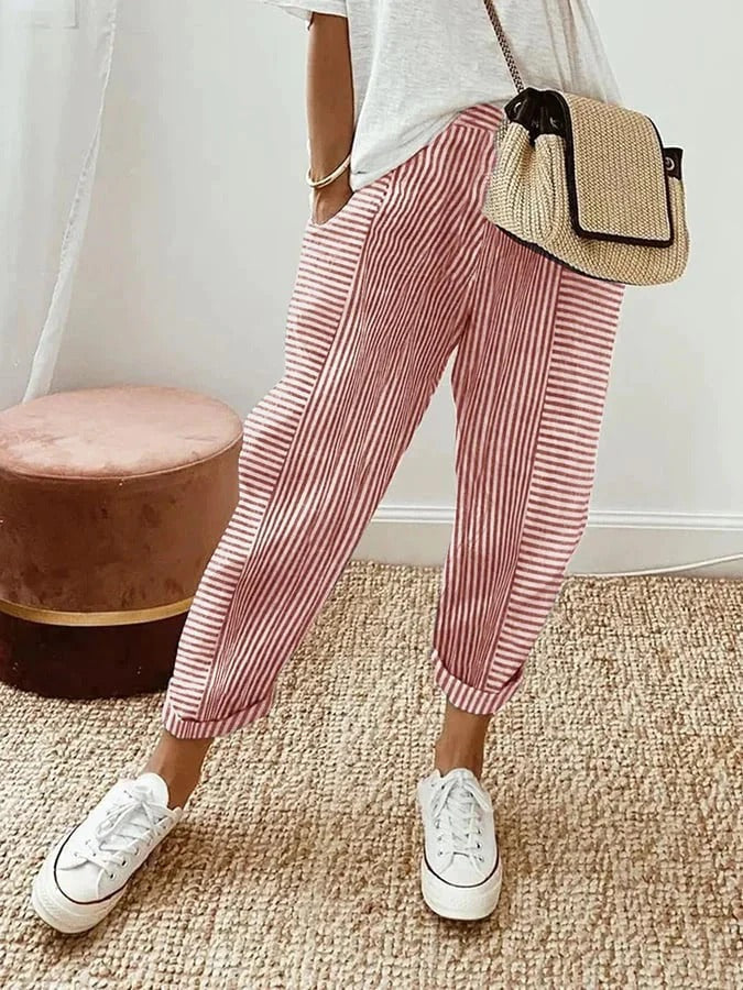 COSETTE - STRIPED TROUSERS