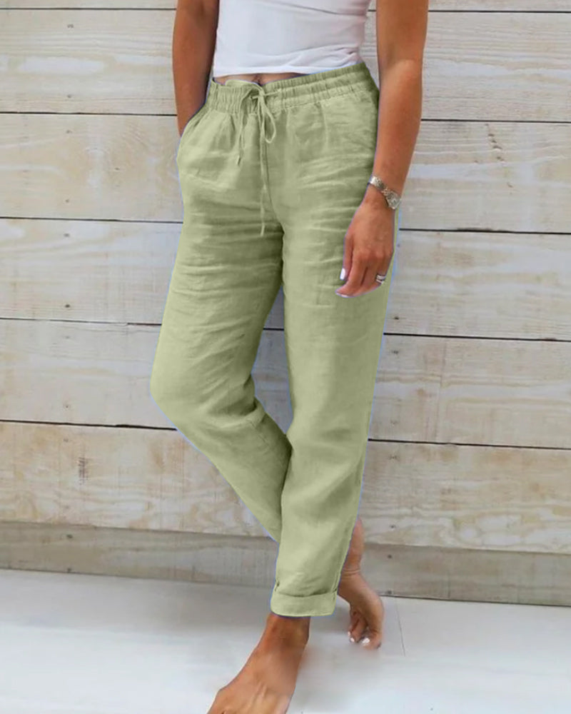 JUDITH - RELAXED DRAWSTRING TROUSERS