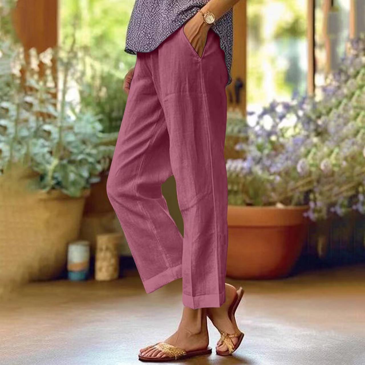 BETH - COASTAL BREEZE TROUSERS