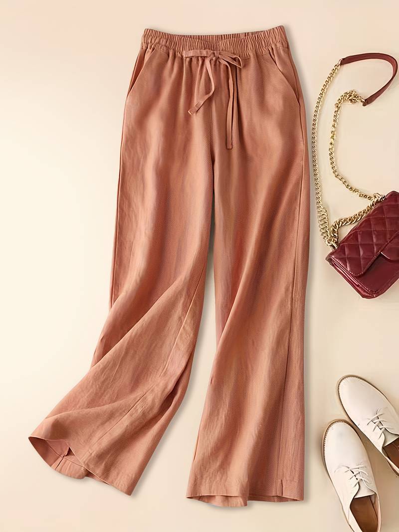 IMARA - WIDE-LEG DRAWSTRING TROUSERS