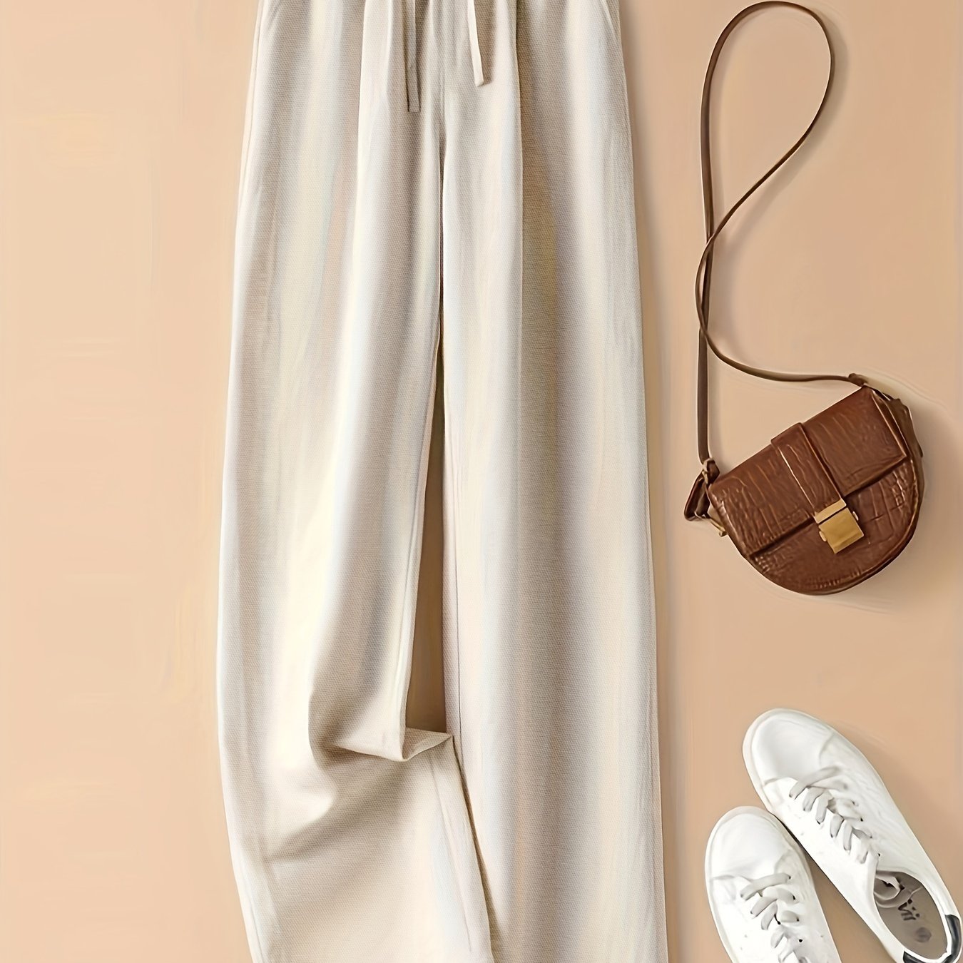 COLETTE - WIDE LEG DRAWSTRING TROUSERS