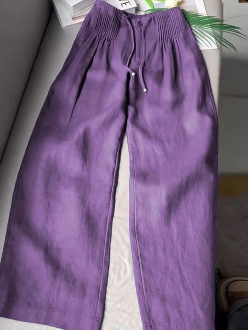 ZERENA - WIDE LEG TROUSERS