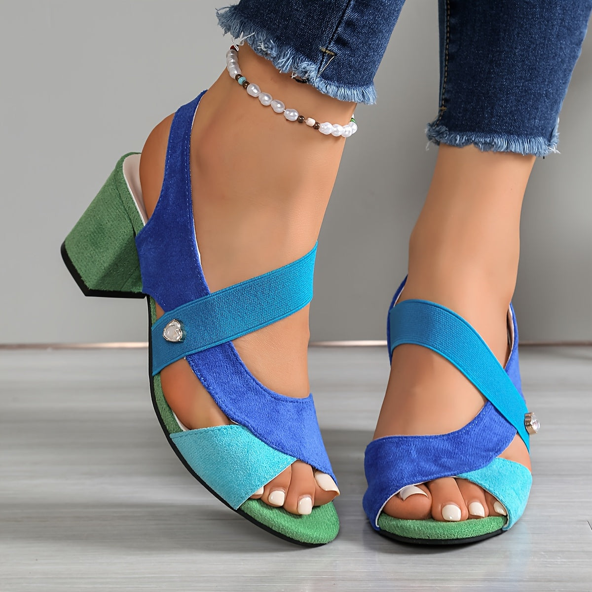 LINDA - ORTHOPAEDIC COMFORT BLOCK HEELS