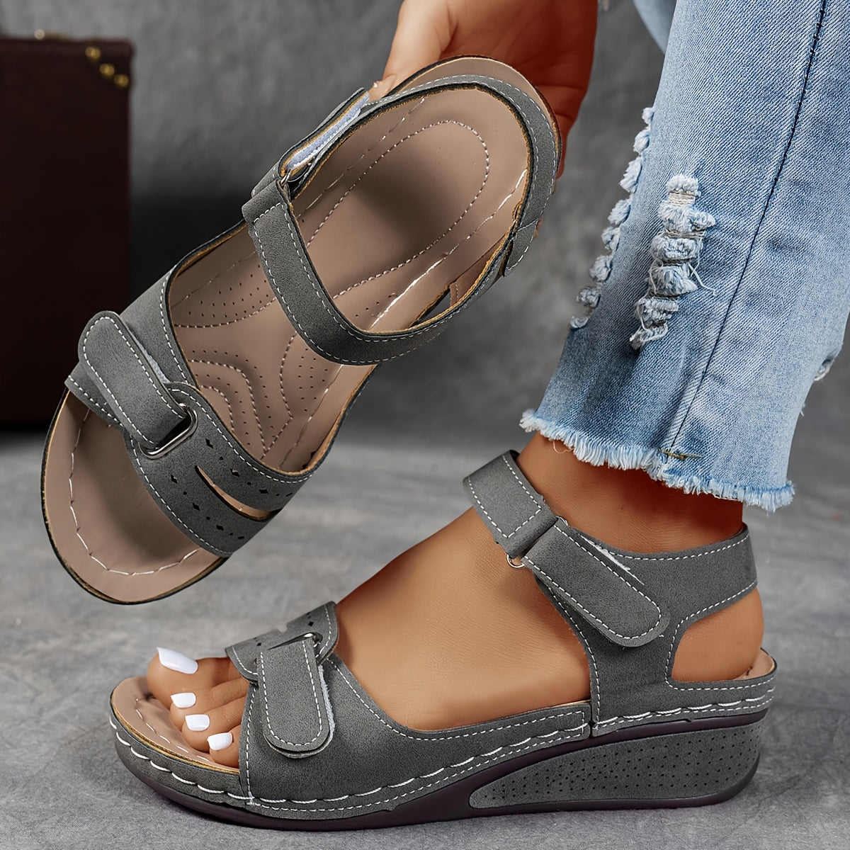 DELACROIX – ELLA COMFORT ORTHOPAEDIC SANDALS
