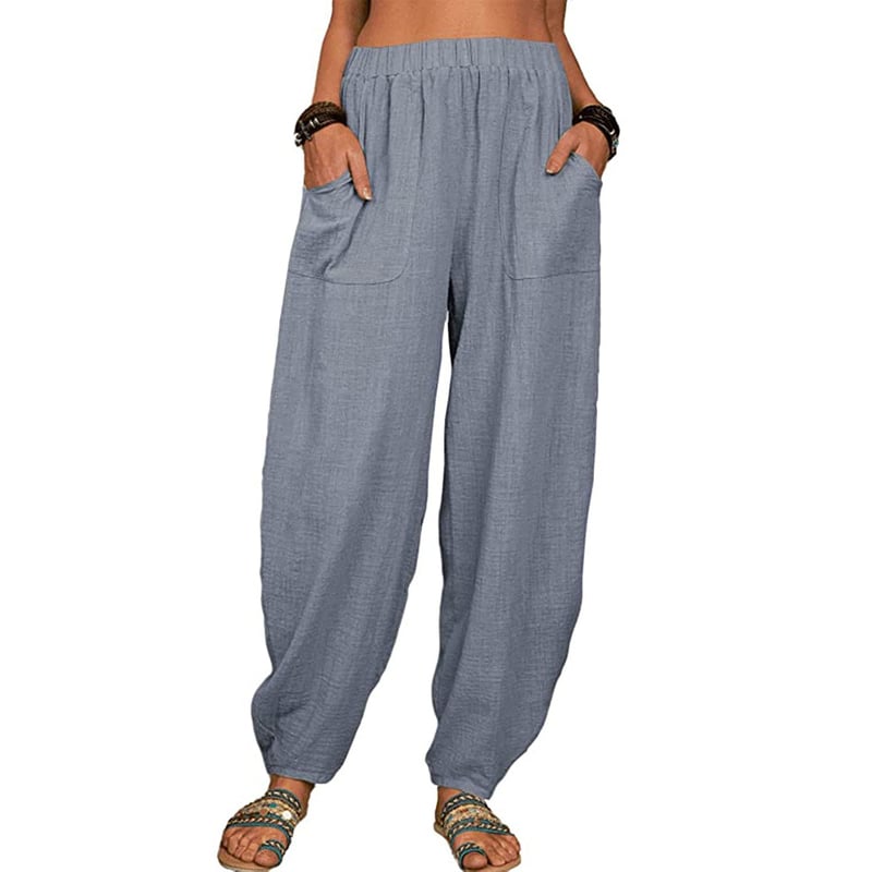 ELVIANE - CASUAL COTTON-LINEN HAREM PANTS