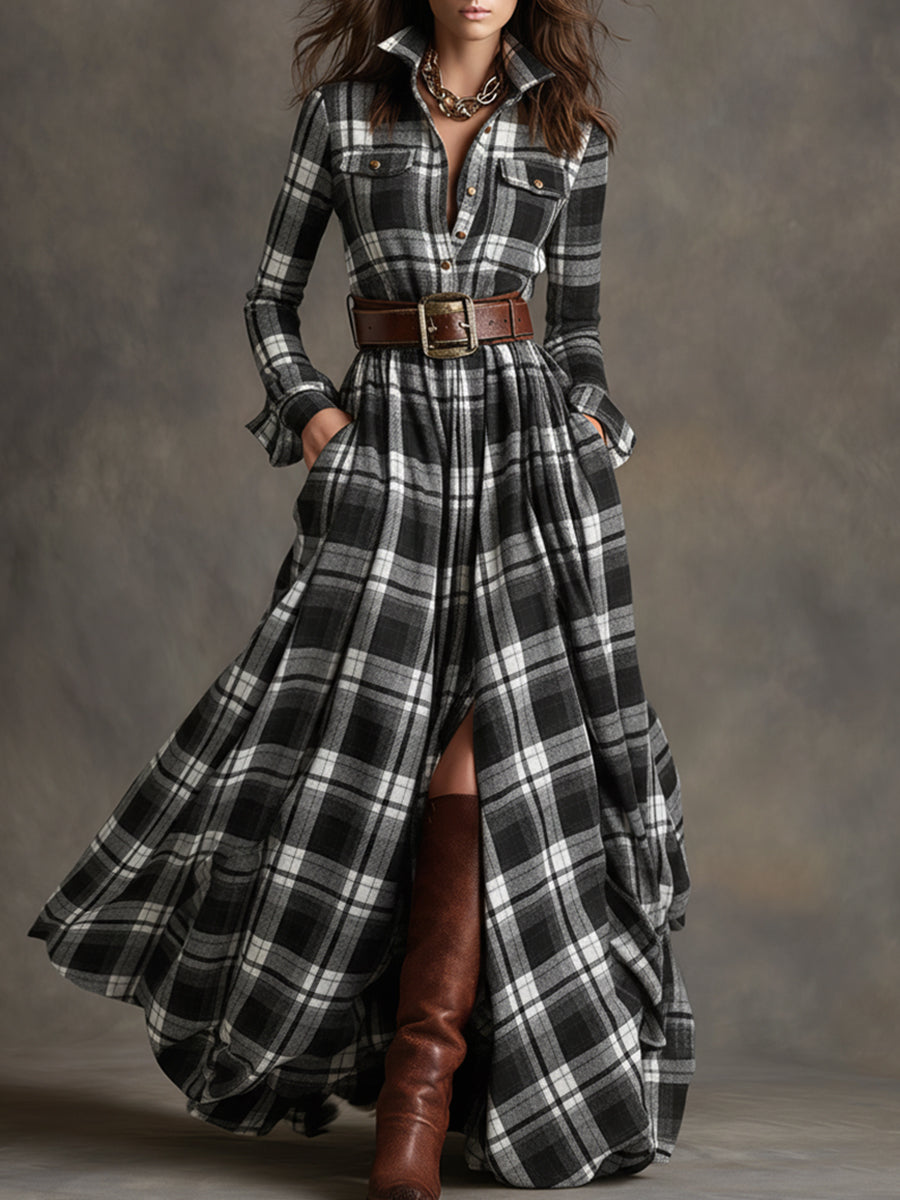 HARRIET - BELTED SHIRT DRESS