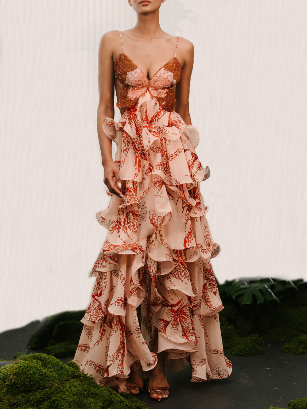 LA SCINTILLA - SIGNATURE MAXI BOW DRESS