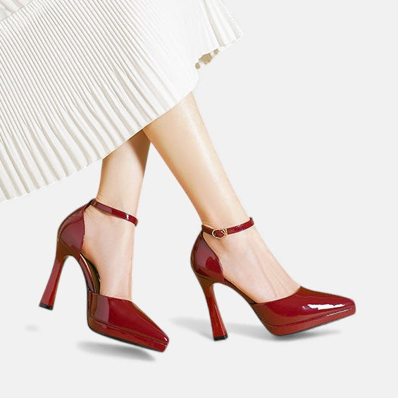 EVETTE - LEATHER HEELS