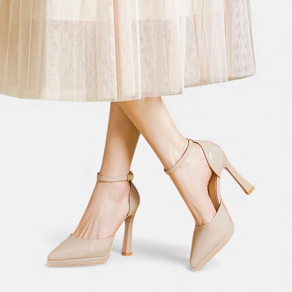 EVETTE - LEATHER HEELS