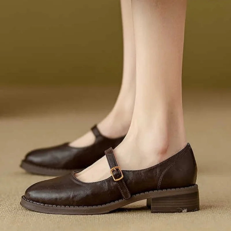 DORVANNA - COMFORT LEATHER MARY JANES