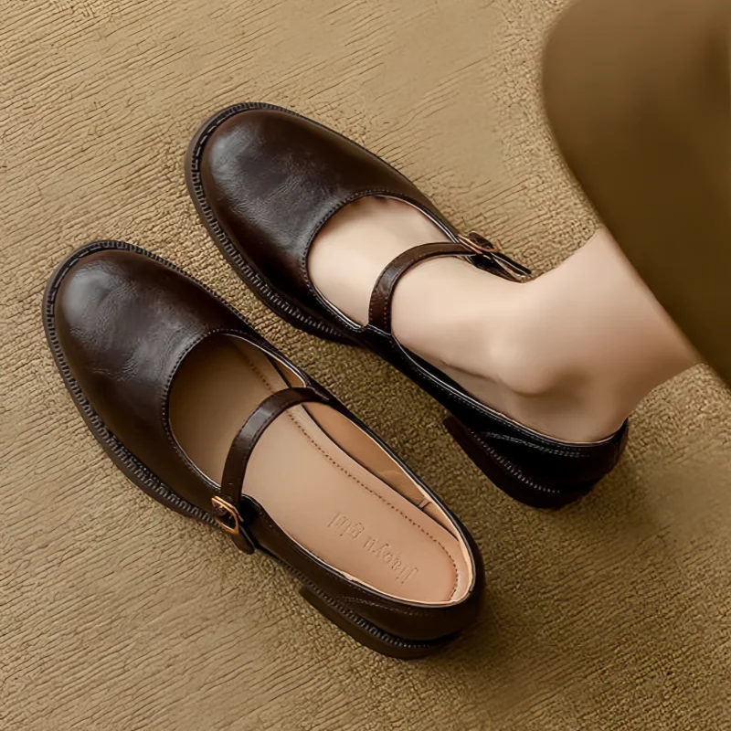 DORVANNA - COMFORT LEATHER MARY JANES