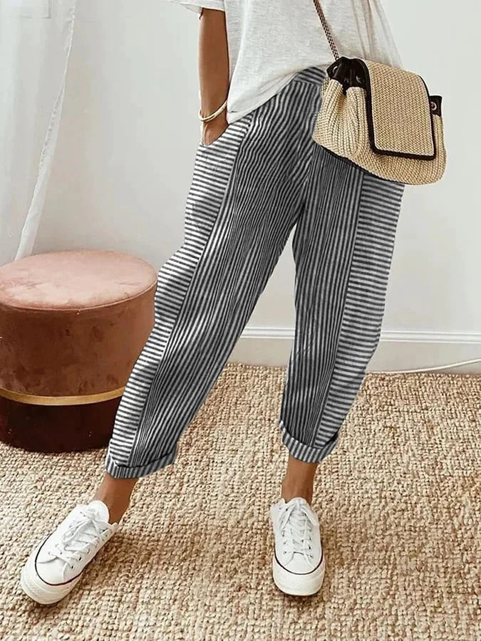 COSETTE - STRIPED TROUSERS