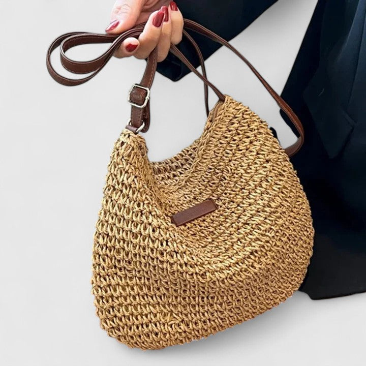 KATHY – WOVEN SHOULDER BAG