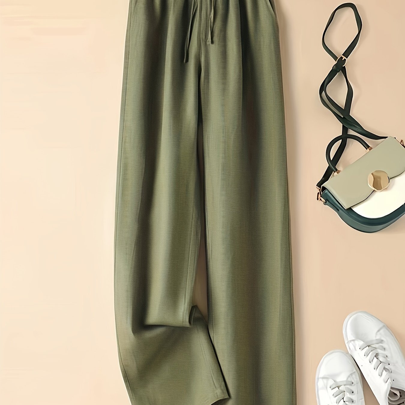 COLETTE - WIDE LEG DRAWSTRING TROUSERS