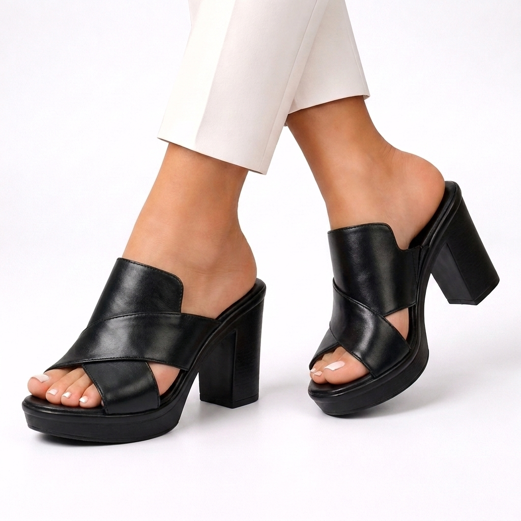 DARCY - ELEGANT BLOCK HEEL SANDALS